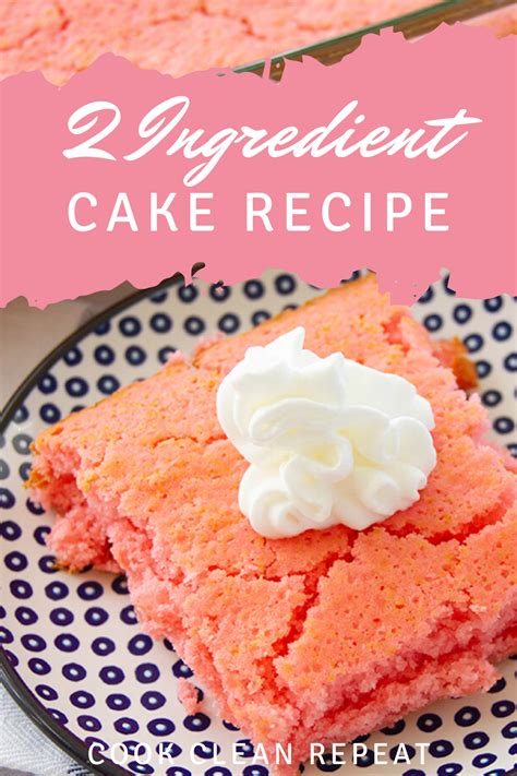 2 Ingredient Cake Sprite Cake Recipe Recipe 2 Ingredient Cakes