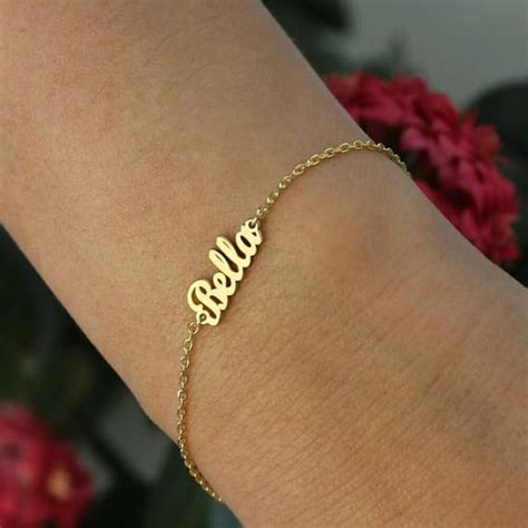 Personalized Name Bracelet Gold Bracelet Name Bracelet Gold Jewelry