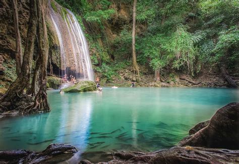 Visiting Erawan Waterfalls Thailand 2024 Guide