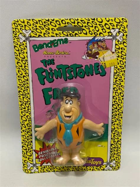 1991 Just Toys Bend Ems Hanna Barbera The Flintstones Fred Flintstone Vintage 19 95 Picclick