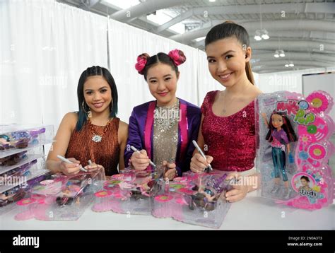 Louriza Tronco Megan Lee And Erika Tham Left To Right Stars Of The