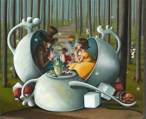 Tea Art Surreal Art Alice In Wonderland