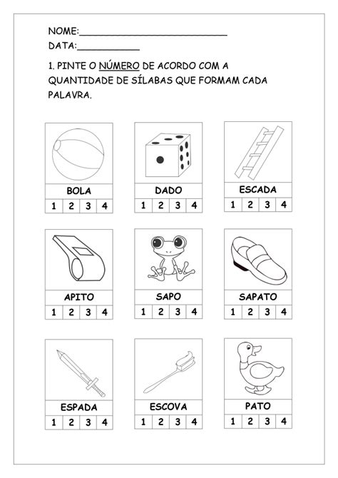50 Atividades De Português Para O 1º Ano Do Ensino Fundamental