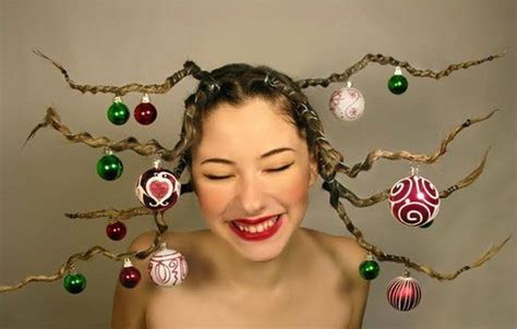 12 Holiday Hairstyles Sure To Shock Santa Christmas Tree Hair