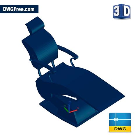 Dentist Chair 3d Dwg Free Drawing 2020 In Autocad Blocks