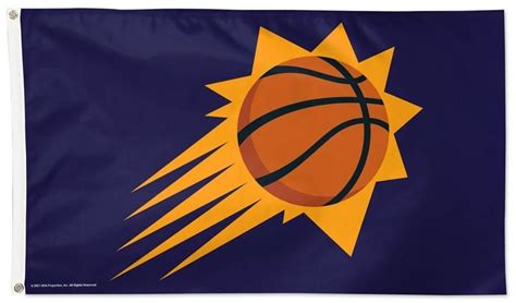 Officially Licensed Phoenix Suns 3x5 Flag The Suns Basketball Logo On