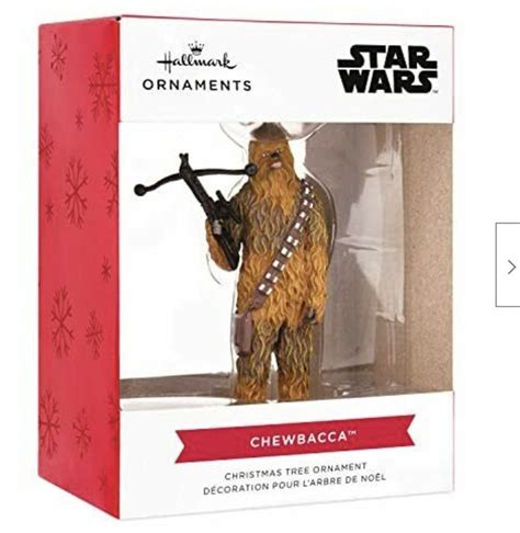 Hallmark Star Wars Chewbacca With Bowcaster Christmas Ornament