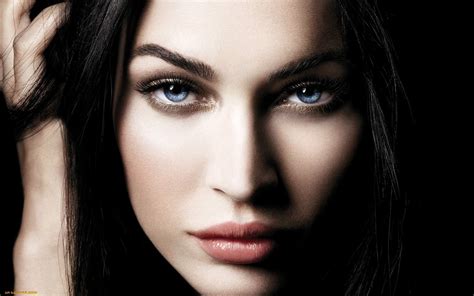 Megan Fox Women Celebrity Blue Eyes Face Closeup Wallpapers Hd Desktop And Mobile Backgrounds