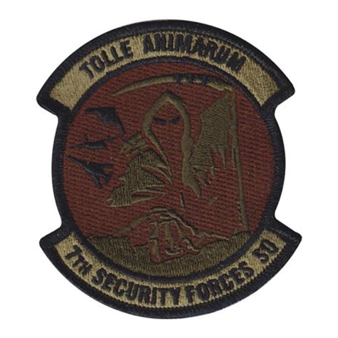 7 Sfs Custom Patches 7th Security Forces Squadron Patch