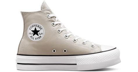 Converse Chuck Taylor All Star Lift Platform Seasonal Color In Brown Lyst