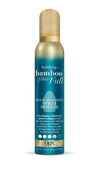 Using on face may cause a severe reaction. Root Boosting Spray Mousse | Hair mousse, Ogx hair ...
