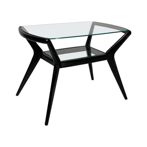 Explore the wide variety of wonderful furnishings, artwork, home decor and tabletop available now during west elm's furniture sale. Midcentury Italian Black Lacquered Wood Side or Sofa Table with Beveled Glasses For Sale at 1stdibs