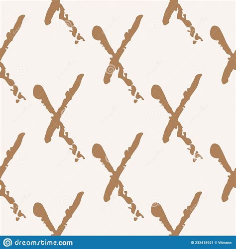 Nude Color Vector Seamless Pattern Pastel Background Brown And Beige