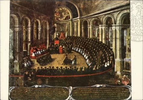 Trento Quadro Del Concilio Di Trento 1545 1563 Basilica Di S Maria