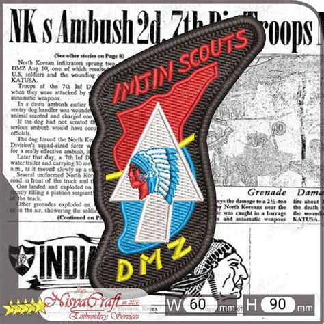 Jual Ncep0101 0121 Us Army 2nd Infantry Division Imjin Scouts Korean