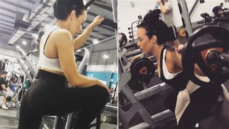 Steph Davis Flaunts Her Body In Gruelling Gym Clip Bringing That