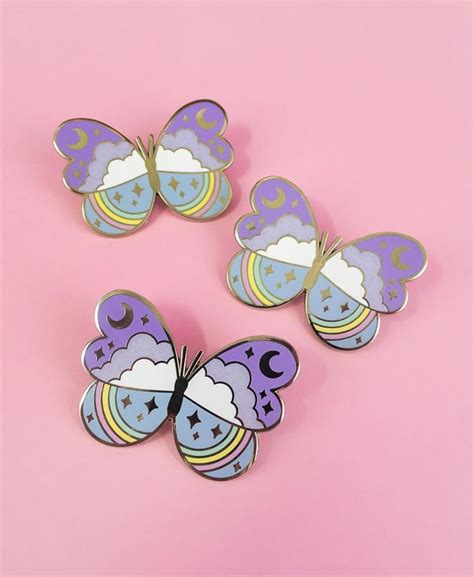 Butterfly Pin Butterfly Pin Enamel Pin Collection Hard Enamel Pin