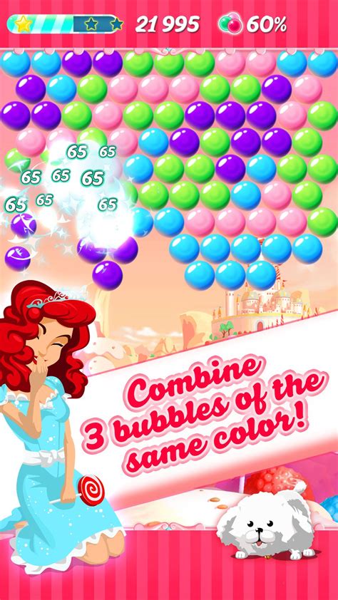 ดาวน์โหลด Candy Bubble Shooter Free Bubble Games For Girls Apk สำหรับ