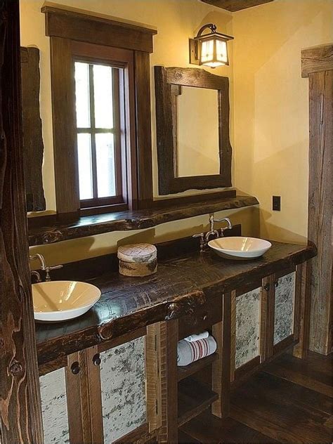 20 Rustic Country Bathroom Vanity