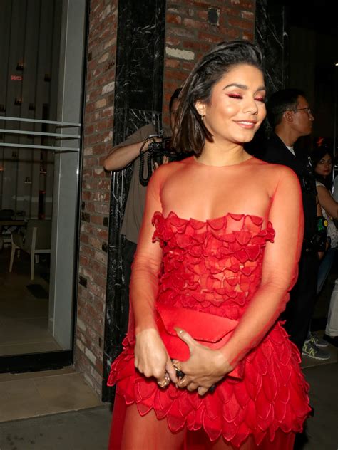 Vanessa Hudgens Braless See Through At Republic Records Party In Los Angeles Hot Celebs Home