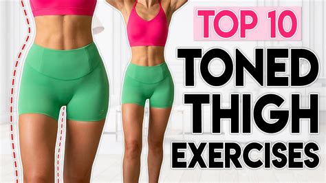 Top 10 Toned Thigh Exercises 14 Day Results 5 Min Workout Youtube