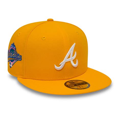 Official New Era Atlanta Braves Mlb World Series Gold 59fifty Fitted