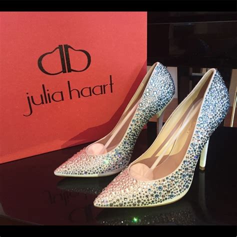 Julia Haart Shoes Nib Sz 375 Julia Haart Clear And Turquoise