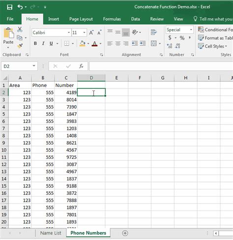 Essential Excel Functions How To Use Concatenate Learn Excel Now Free
