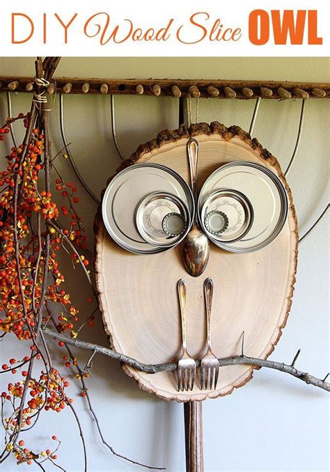 Diy Wood Slice Owl 15 Easy Fall Crafts Diy Home Decoration Ideas For