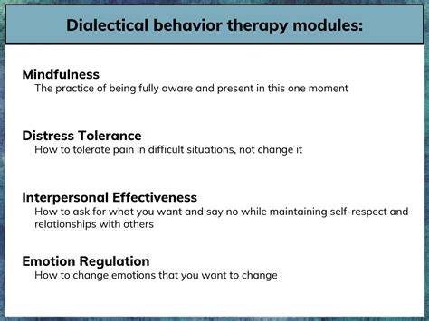 How Might Dialectical Behavior Therapy Work For Individuals With
