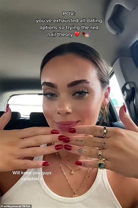 Tiktok The Red Nail Theory Every Single Woman Needs To Know About To Score A Date With A Man