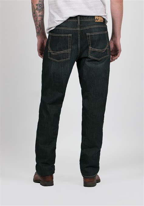 Mens Relaxed Straight Jeans