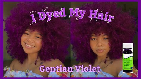 I Dyed My Natural Hair Purple Without Hair Dye Life Update