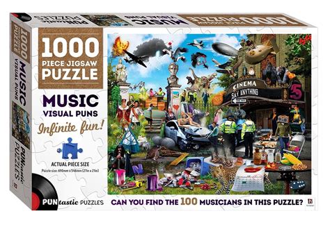 Puntastic Jigsaw Puzzle Musician Board Game At Mighty Ape Nz