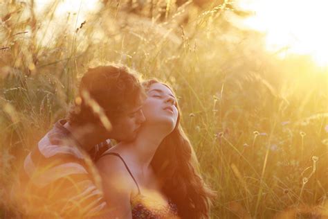 Couple In Love In A Grass Wallpapers And Images Wallpapers Pictures Photos