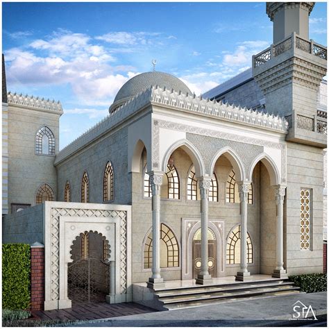 Mosque Design Masjed On Behance Futuristic Architecture Concept