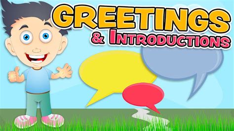 Interesting children's books in english. GREETINGS and INTRODUCTIONS in English for Kids - YouTube