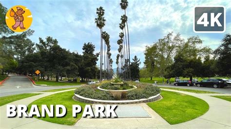 Brand Park Glendale Walking Tour Los Angeles Ca 4k 🔊 Binaural
