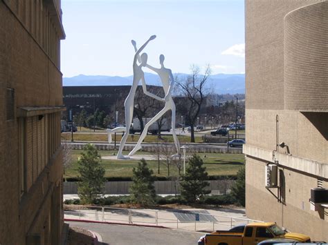 Denver Co Statues Off Speer Blvd Photo Picture Image
