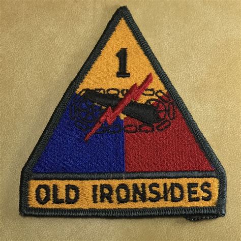 Us Army Forces Patch 1st Armored Division Old Ironsides Insignia Ebay