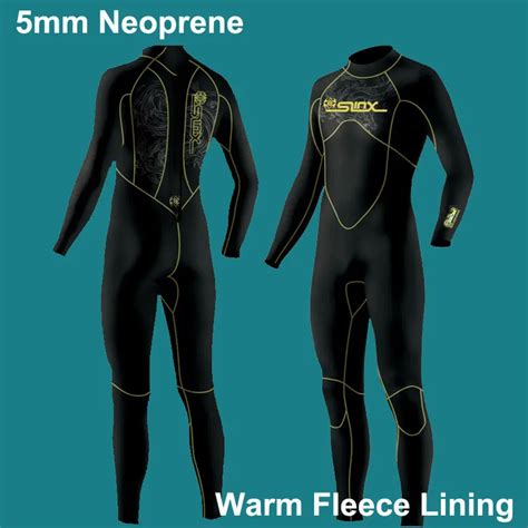 Mm Wetsuits Premium Neoprene Wet Suit Full Body W Warm Fleece Lining