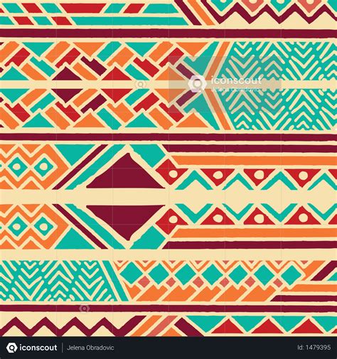 Best Premium Tribal Ethnic Colorful Bohemian Pattern With Geometric