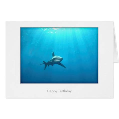 Excellent Shark Birthday Card Pretty Birthday Cards