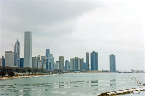 Chicago Skyline From Museum Campus 1996 A Photo On Flickriver