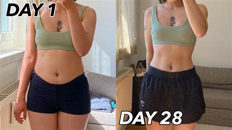 Get FLAT BELLY In 28 DAYS At Home Challenge 2022 With Subtitles