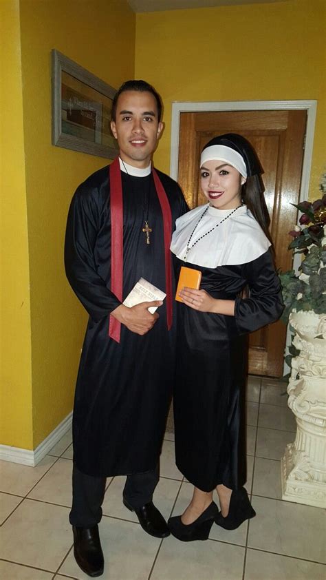 the priest and nun couple halloween costume