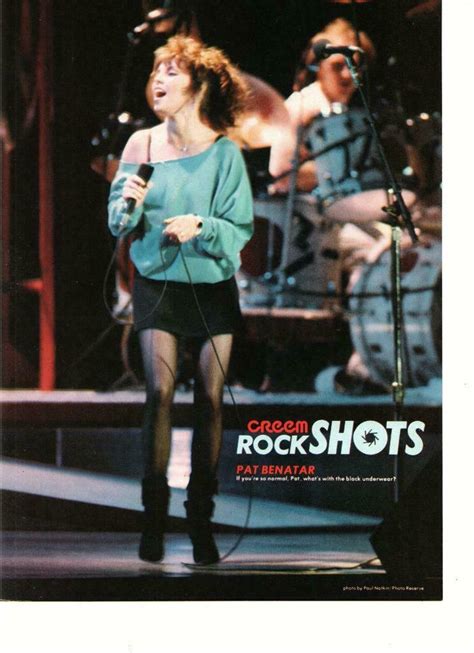 Pat Benatar Teen Magazine Pinup Clipping Confused Live On Stage Teen