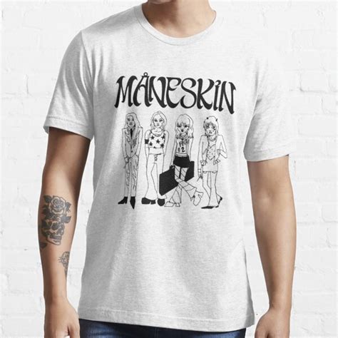 Maneskin Maneskin M Neskin T Shirt For Sale By Moodlasa Redbubble Maneskin T Shirts