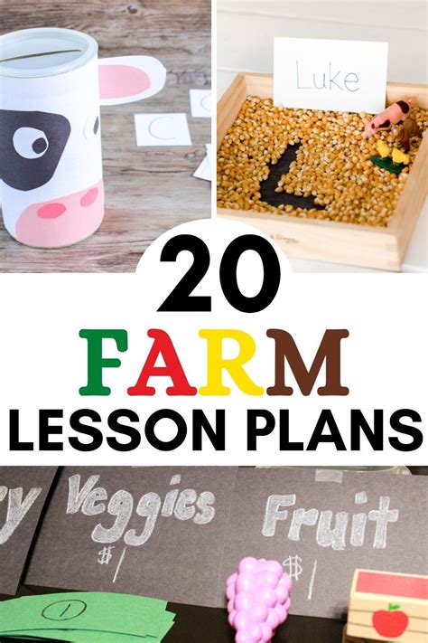 Easy To Use Farm Lesson Plans For Preschool Farm Lessons Farm Theme