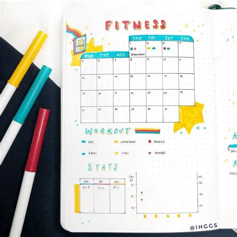 25 Fitness Bullet Journal Ideas To Keep You Motivated